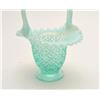 Image 2 : Fenton glass basket, approximately 10” in  height; ca. 1950’s; very collectible.        Est.:  $50-$