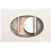 Image 2 : Horse belt buckle, sterling and brass, by  Diablo Mfg. Co.     Est.:  $50-$100.