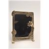 Image 3 : Modern Art Nuevo brass framed mirror,  approximately 11” x 9”.    Est.:  $25-$50.