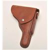 Image 1 : 1950-1960’s leather commercial holster for a  P-38.  The US made holster is in good to very  good co