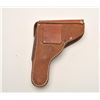 Image 3 : 1950-1960’s leather commercial holster for a  P-38.  The US made holster is in good to very  good co
