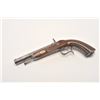 Image 9 : Engraved French percussion dueler/target  pistol, .45 caliber, 7” octagon barrel, wood  stock, No vi