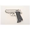 Image 1 : Walther Model PPK/S semi-automatic pistol,  .380 ACP caliber, 3.25” barrel, stainless,  checkered bl