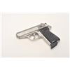 Image 2 : Walther Model PPK/S semi-automatic pistol,  .380 ACP caliber, 3.25” barrel, stainless,  checkered bl