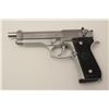Image 1 : Beretta 92FS 9mm Semi-Auto pistol hard chrome  finish with aftermarket compensated and  extended bar