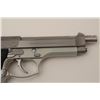 Image 5 : Beretta 92FS 9mm Semi-Auto pistol hard chrome  finish with aftermarket compensated and  extended bar