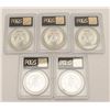 Image 3 : PCGS Graded MS-63 U.S. Dollars 5 total. Dated  1886 Est:$275-550