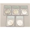 Image 2 : PCGS 1904-O U. S. Dollars, old holders, 5  total. Est:$275-550