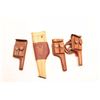 Image 9 : Mauser Broomhandle accessory lot including 3  Chinese holsters, all very good + and a  reproduction 