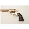 Image 2 : Rare factory gold plated Buntline Special SAA  revolver, .45 caliber, 12” barrel, wood  medallion gr