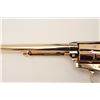 Image 3 : Rare factory gold plated Buntline Special SAA  revolver, .45 caliber, 12” barrel, wood  medallion gr