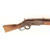 Image 14 : Winchester 1873 carbine in 44-40 caliber, S/N  144703. Tacked and as found with period  saddle scabb