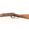 Image 7 : Winchester 1873 carbine in 44-40 caliber, S/N  144703. Tacked and as found with period  saddle scabb