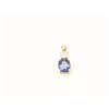 Image 2 : 14k Pendant with approx. 3.27ct Sapphire,  Dark Blue with approx. .50ct Diamond.  Accurate Gem Lab A