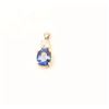 Image 3 : 14k Pendant with approx. 3.27ct Sapphire,  Dark Blue with approx. .50ct Diamond.  Accurate Gem Lab A