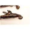 Image 11 : European made for trade to Middle East  blunderbuss flintlock pistols with fine gold  damascened dec