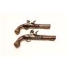 Image 13 : European made for trade to Middle East  blunderbuss flintlock pistols with fine gold  damascened dec