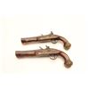 Image 6 : European made for trade to Middle East  blunderbuss flintlock pistols with fine gold  damascened dec