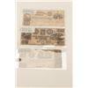 Image 3 : Lot of 3 Texas Treasury notes including:  1.  Republic of Texas $10 Treasury Dept. note,  hand signe