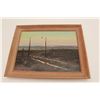 Image 3 : Original Joe Beeler oil on canvas entitled,  “The Homestead Road”. The ranch Joe lived and  worked o