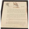 Image 1 : July 27, 1964 letter from Joe Beeler shows  small vignettes of Navajo, bucking bronco in  watercolor