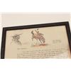Image 2 : July 27, 1964 letter from Joe Beeler shows  small vignettes of Navajo, bucking bronco in  watercolor