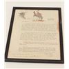 Image 3 : July 27, 1964 letter from Joe Beeler shows  small vignettes of Navajo, bucking bronco in  watercolor