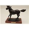 Image 2 : “Keepin’ An Eye on the Riders” bronze by  Grant Speed; #20 of 100; approximately 5.25”  x 12.5” x 10