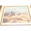 Image 3 : “Horse Wranglers” by Olaf Weighorst, #94 of  550; approximately 27” x 29”.     From the  estate of E