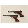 Image 10 : Finely presentation hardwood double cased set  of 2 Browning Challenger Model  semi-automatic pistol