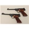Image 1 : Finely presentation hardwood double cased set  of 2 Browning Challenger Model  semi-automatic pistol