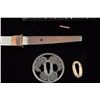 Image 3 : Koto period wakasashi (Medium sword) unsigned  with full and fancy traditional mountings.  18” blade