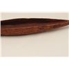 Image 1 : Old hand carved wood canoe in ethnic style;  possibly New Guinea; 75 years old or older.        Est.