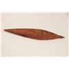 Image 6 : Old hand carved wood canoe in ethnic style;  possibly New Guinea; 75 years old or older.        Est.