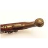 Image 3 : Carlsbad or Southern German flintlock pistol  circa late 18th century with cast and  engraved brass 