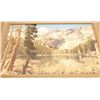 Image 3 : T.J. Lake painting signed L.R. _____ of high  Sierras, approximately 21” x 28”.    From the  estate 