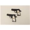Image 11 : Custom double cased set of Iver Johnson Pony  Model semi-automatic pistols, .380 caliber,  3.25” bar