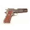 Image 3 : Spanish Llama semi-automatic pistol, .38  Super caliber, 5” barrel, blued finish,  checkered wood me