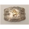 Image 1 : Vintage Western Style Buckle Award for 100  Mile One Day Western States Trail Ride.  Marked Irvine a