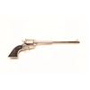Image 2 : Colt “Ned Buntline” single action revolver,  nickel plated, hard rubber grips and in box  with displ