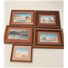 Image 1 : Five original Robert Draper miniatures.      From the estate of Elmer E. Taylor.     Est.:   $150-$3
