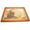 Image 2 : Original oil oil board entitled “The  Pasture”, signed Llyod J. Mitchell, known  Southern Calif. art