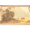 Image 3 : Original oil oil board entitled “The  Pasture”, signed Llyod J. Mitchell, known  Southern Calif. art