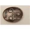 Image 1 : Classic sterling silver marked western belt  buckle inscribed “Eddie McGarraugh, May  26,1962” and s