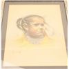 Image 4 : O. Yazzie watercolor, approximately 17” x  14”.    From the estate of Elmer E. Taylor.      Est.:  $