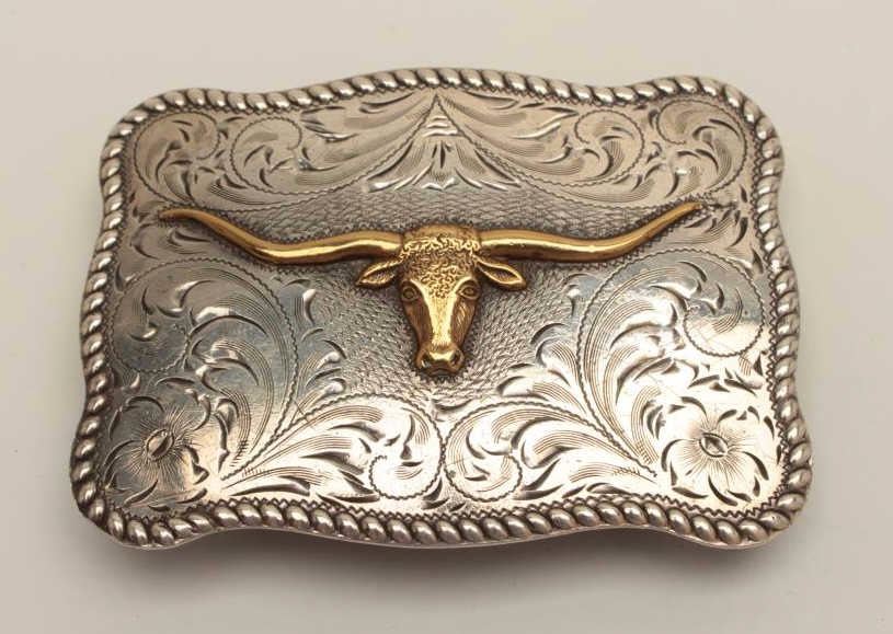 Good Quality and Vintage Western Style Belt Buckle singed Diablo