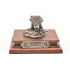 Image 1 : Pewter sculpture by Fran Barnum and issued by  Chilmark Collectors Society entitled “Johnny  Shiloh”