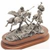 Image 1 : Pewter sculpture by Donald Polland and issued  by Chilmark Collectors Society entitled  “When War Ch
