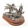 Image 2 : Pewter sculpture by Donald Polland and issued  by Chilmark Collectors Society entitled  “When War Ch