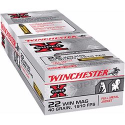 Winchester Ammo X22M Super-X 22WMR 40GR FMJ - 500 Rounds